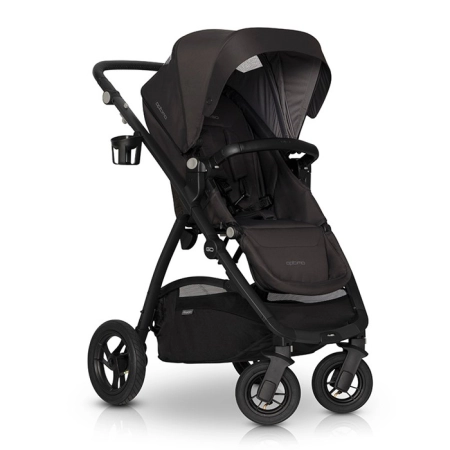 EasyGo Optimo Basalt bardzo kompaktowy wózek 2w1